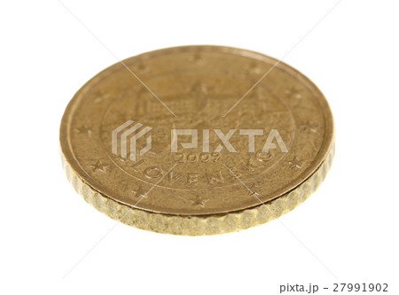 セント 50 ユーロ コインの写真素材