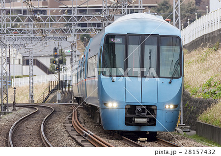小田急線形mse ロマンスカー 東京地下鉄 メトロはこねの写真素材
