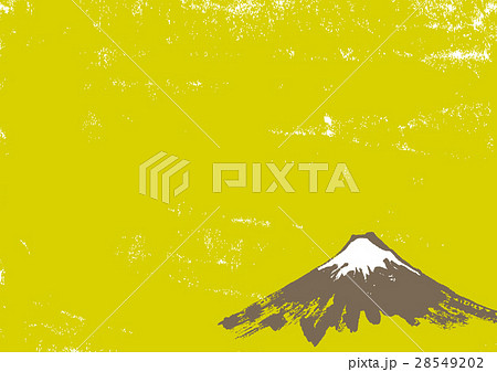 富士山 水墨画 墨絵 風景の写真素材 - PIXTA