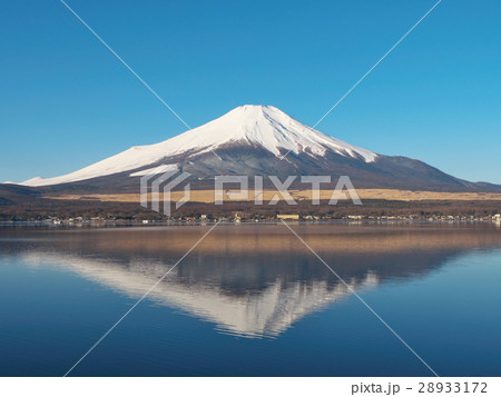 逆さ富士 写真 逆さ富士