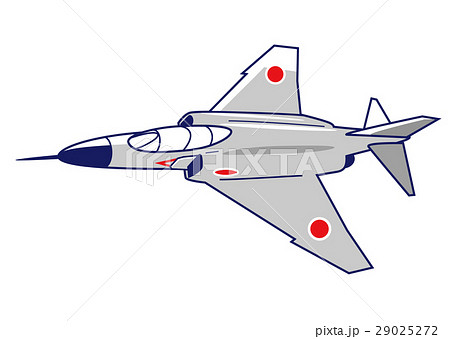 F 4 ファントム 航空機 戦闘機のイラスト素材
