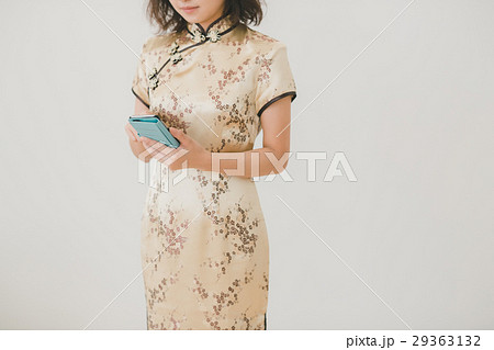 台湾 民族衣装 女性の写真素材 台湾 民族衣装 女性の写真素材