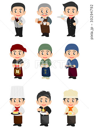 ラーメン集合のイラスト素材 ラーメン集合のイラスト素材