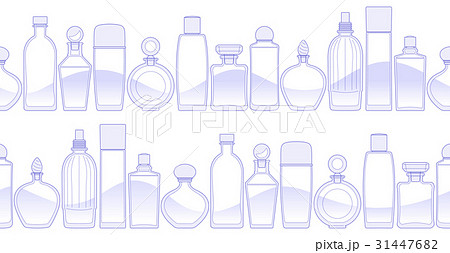 化粧瓶 小物 おしゃれのイラスト素材