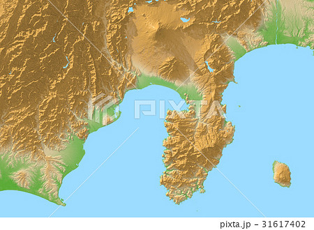 駿河湾のイラスト素材