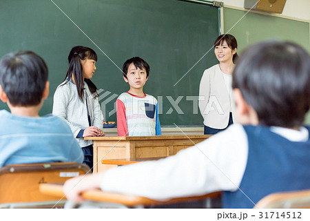 学級会の写真素材