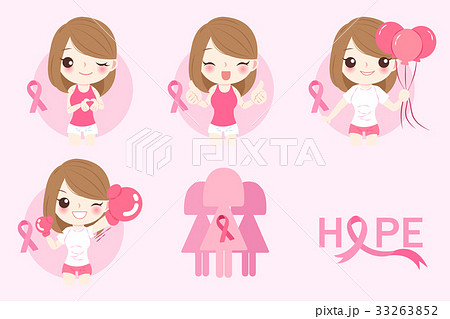 Breast shapes vector illustration