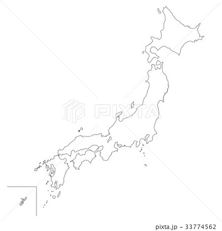 島国のイラスト素材