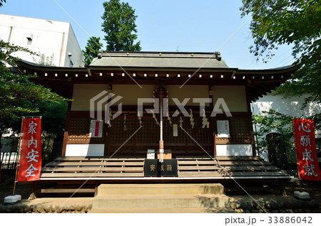 五ノ神神社境内の写真素材