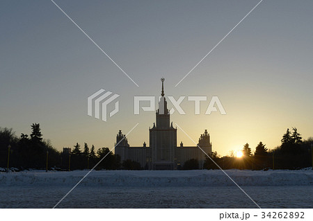 ロシア 風景 雪景色 太陽の写真素材 - PIXTA