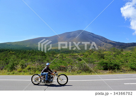 鬼押ハイウェイの写真素材