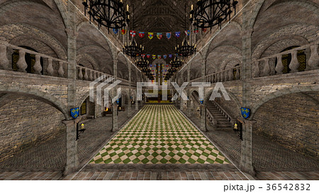 舞踏会会場のイラスト素材