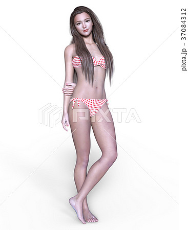 グラビアアイドルのイラスト素材