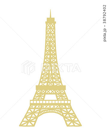 エッフェル塔 フランス パリ シンボルのイラスト素材