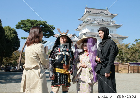 女武将 戦国時代 姫の写真素材