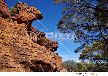 オーストラリア内陸部の写真素材