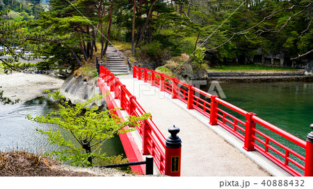 渡月橋 松島 縁切り橋 橋の写真素材