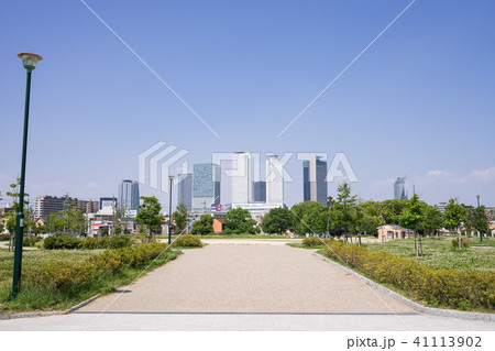 中村区 名古屋市 米野公園 地区公園の写真素材