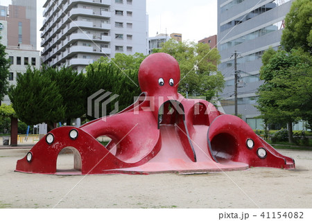 タコ たこ オブジェ 公園の写真素材 - PIXTA