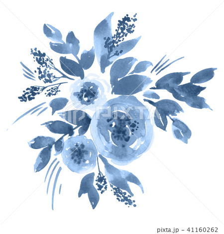 テクスチャ モノクロ 牡丹 花のイラスト素材