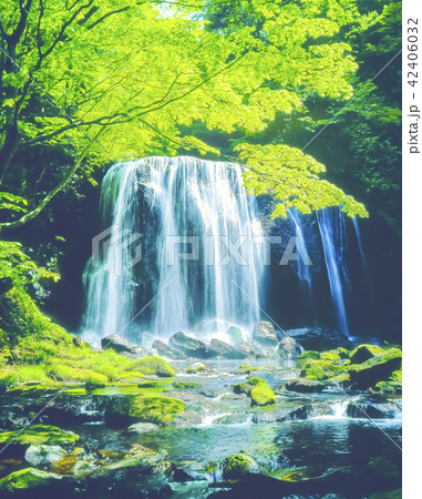 達沢の不動滝の写真素材 - PIXTA