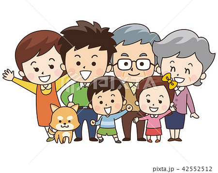 家族団らんのイラスト素材集 ピクスタ