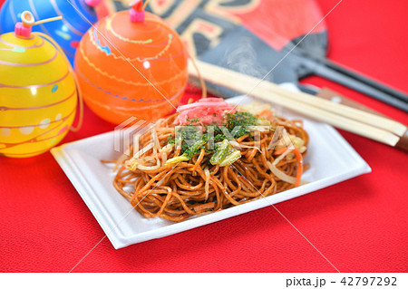 焼きそば 夏祭り 縁日の写真素材 - PIXTA