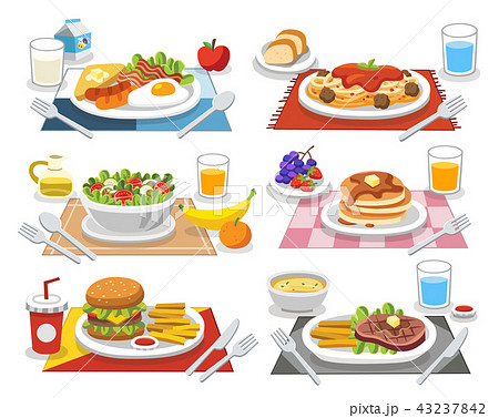 ごちそうのイラスト素材