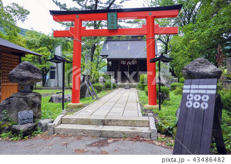 山家神社境内の写真素材