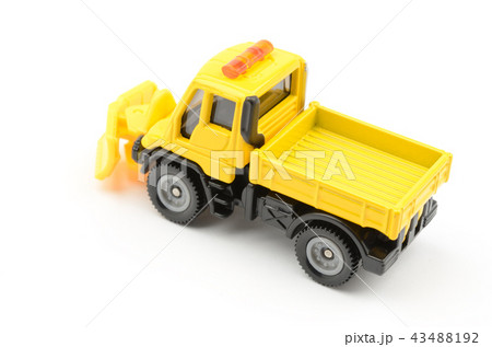 ミニカー 働く車 除雪車 除雪の写真素材