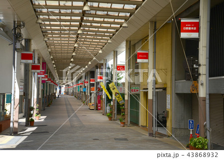 前橋中央通り商店街の写真素材