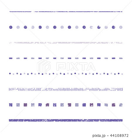 柄 点線 線 四角の写真素材