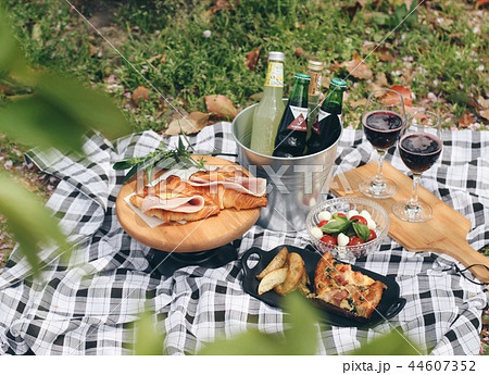 おしゃれピクニックの写真素材