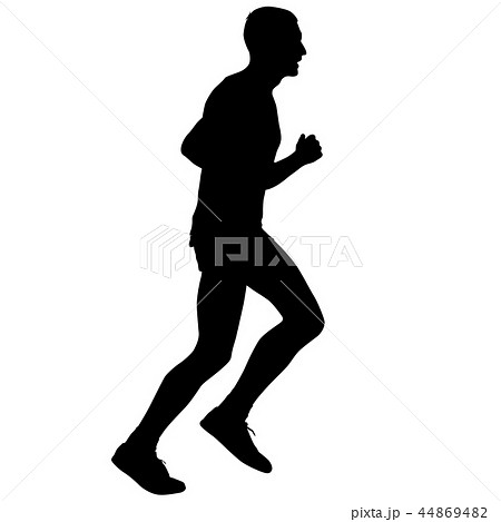 全力疾走のイラスト素材