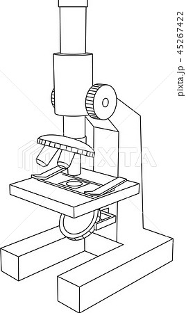 光学顕微鏡のイラスト素材