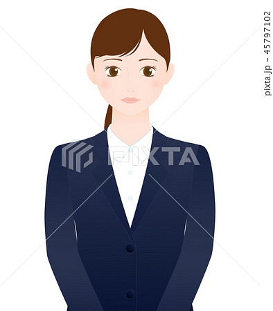 証明写真のイラスト素材