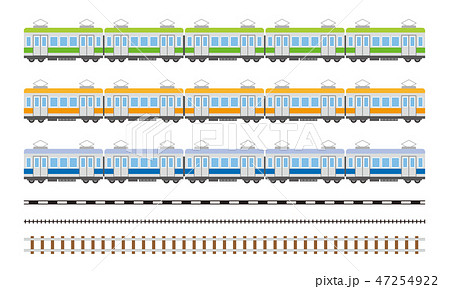 線路のイラスト素材集 ピクスタ