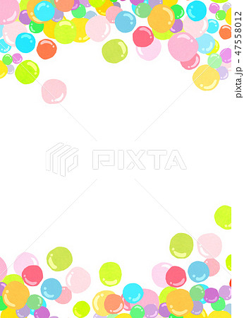 フレーム 風船 枠 バルーンのイラスト素材