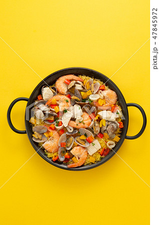 パエリアの写真素材