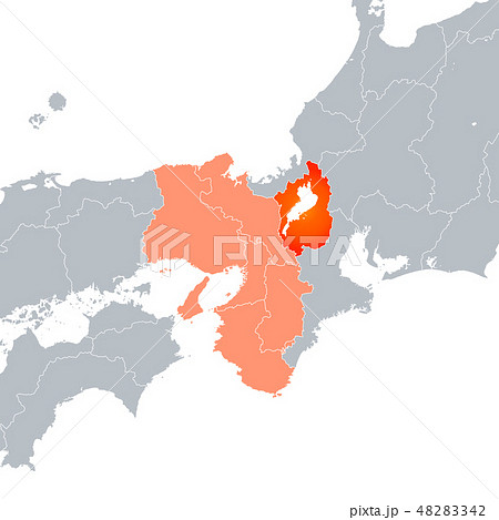 滋賀県地図のイラスト素材 - PIXTA