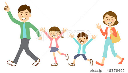 行進のイラスト素材