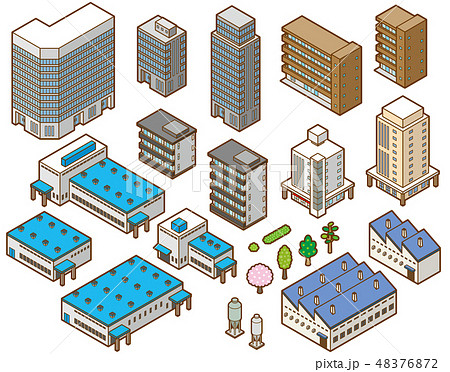 店 デパート 百貨店 ベクターのイラスト素材