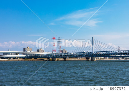 清砂大橋の写真素材