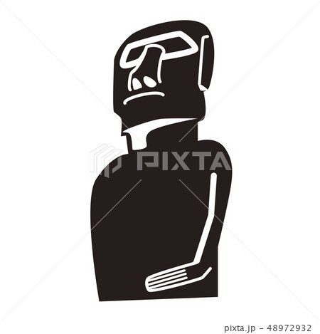 モアイ像のイラスト素材集 ピクスタ