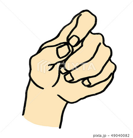 手 げんこつ 握り拳 ジャンケンのイラスト素材