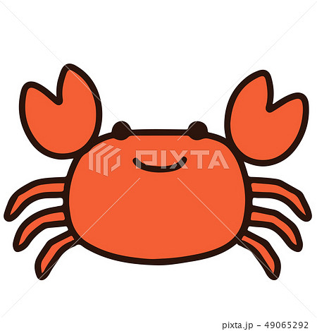 海 海岸 蟹 かわいいのイラスト素材