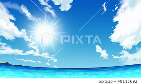 海 綺麗な海 のイラスト素材集 Pixta ピクスタ