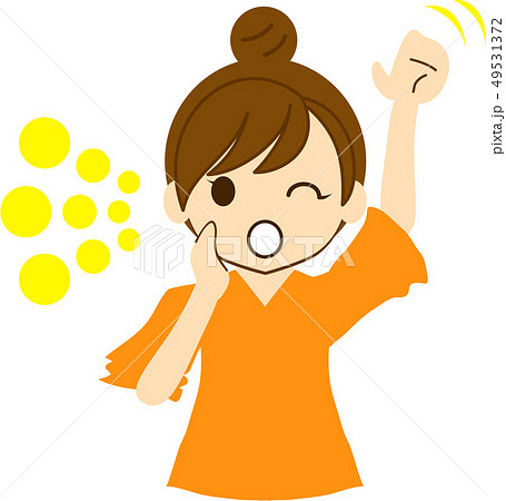 斜め前髪のイラスト素材