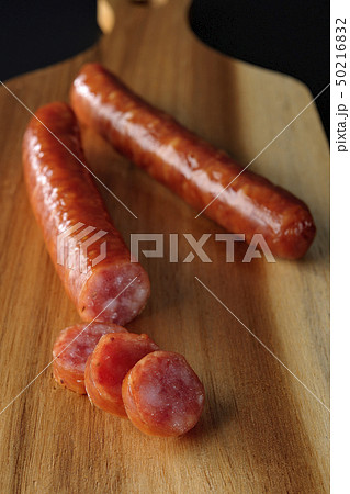 サラミ法の写真素材