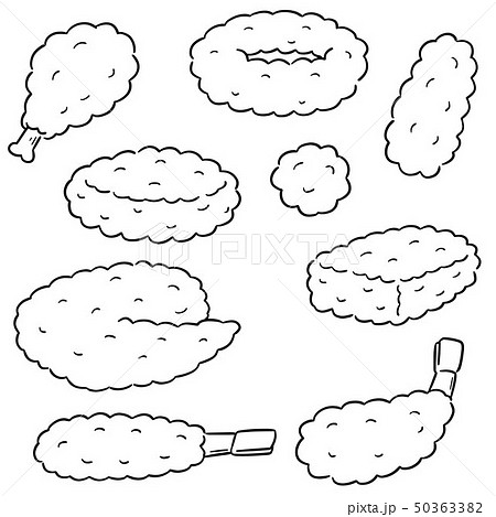 エビの唐揚げのイラスト素材 Pixta